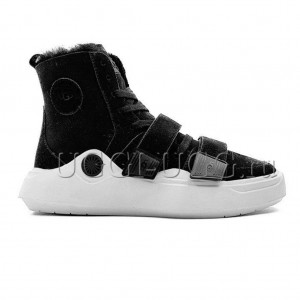 Женские угги ботинки черные UGG Boots Sioux Black